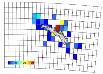 Sponges distribution map - British Antarctic Survey