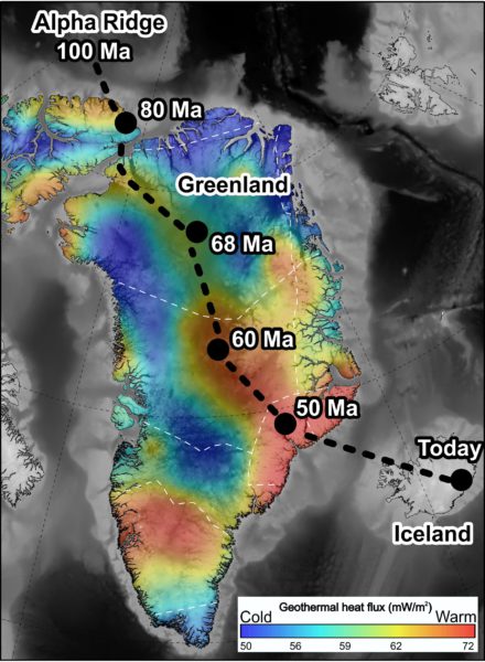 “Thermal scar” from dinosaur era still warming base of Greenland Ice ...