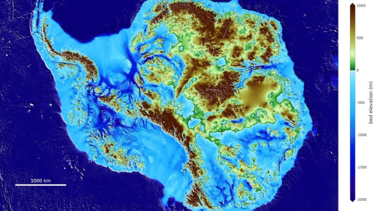 New high-precision map of Antarctica's bed topography - British ...